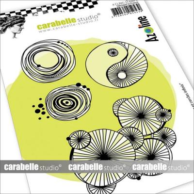 Carabella Studio Cling Stamps - Yin Yang And Infinite Circles